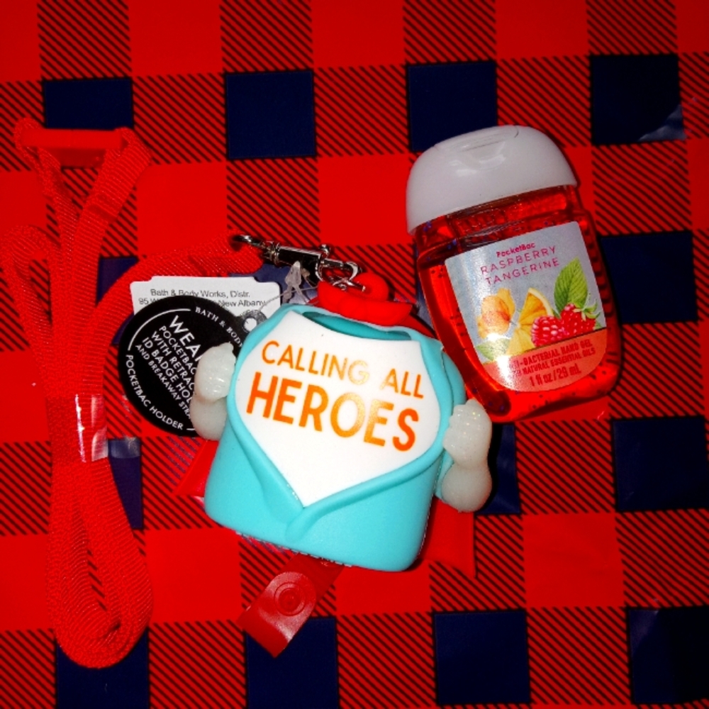 NWT! B&BW Pocketbac With Sanitizer